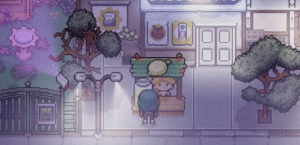 Chester's lemonade stand competition outside Discounty